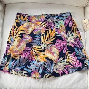 NWT St. John’s Bay Paradiso floral skirt, size 10